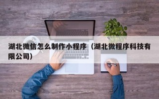 简阳湖北微信怎么制作小程序（湖北微程序科技有限公司）